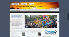 Desktop Screenshot of calistatraveltours.com